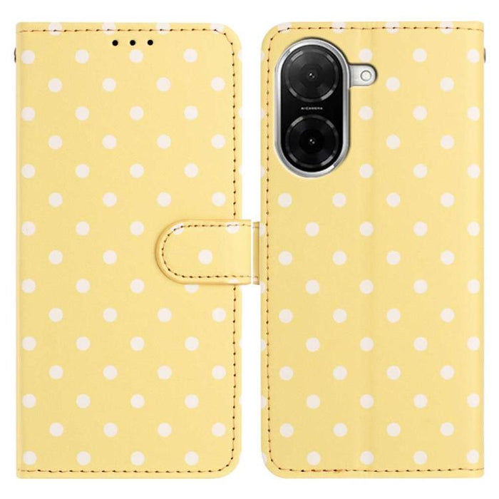 Funda para teléfono de piel vegana con estampado de pequeños puntos, For Redmi Note 15 Pro+ 5G Global 163.3mm, For Redmi Note 15 4G / 5G Global 164mm, For Redmi K90 Pro Max / Poco F8 Ultra, For Redmi K90 / Poco F8 Pro                                   ...
