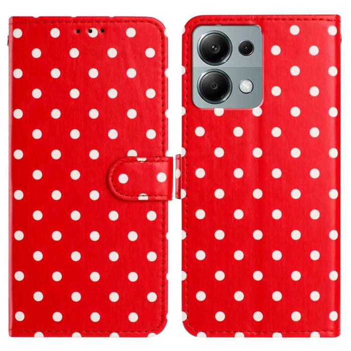 Funda para teléfono de piel vegana con estampado de pequeños puntos, For Redmi Note 15 Pro+ 5G Global 163.3mm, For Redmi Note 15 4G / 5G Global 164mm, For Redmi K90 Pro Max / Poco F8 Ultra, For Redmi K90 / Poco F8 Pro                                   ...