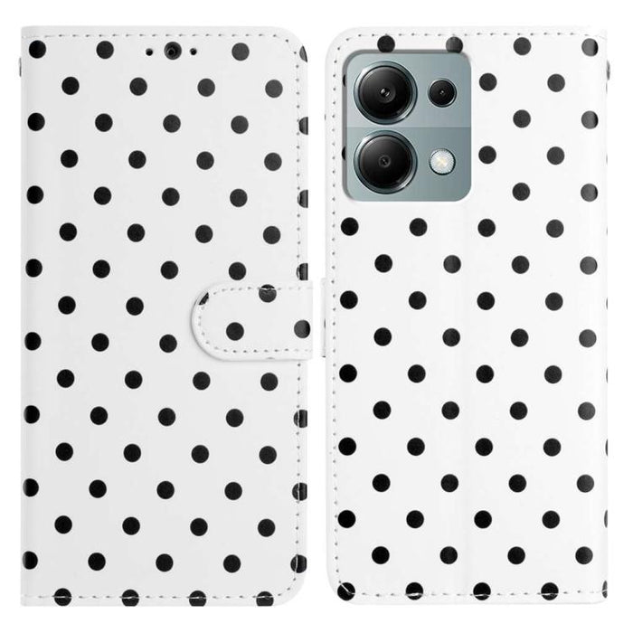 Funda para teléfono de piel vegana con estampado de pequeños puntos, For Redmi Note 15 Pro+ 5G Global 163.3mm, For Redmi Note 15 4G / 5G Global 164mm, For Redmi K90 Pro Max / Poco F8 Ultra, For Redmi K90 / Poco F8 Pro                                   ...