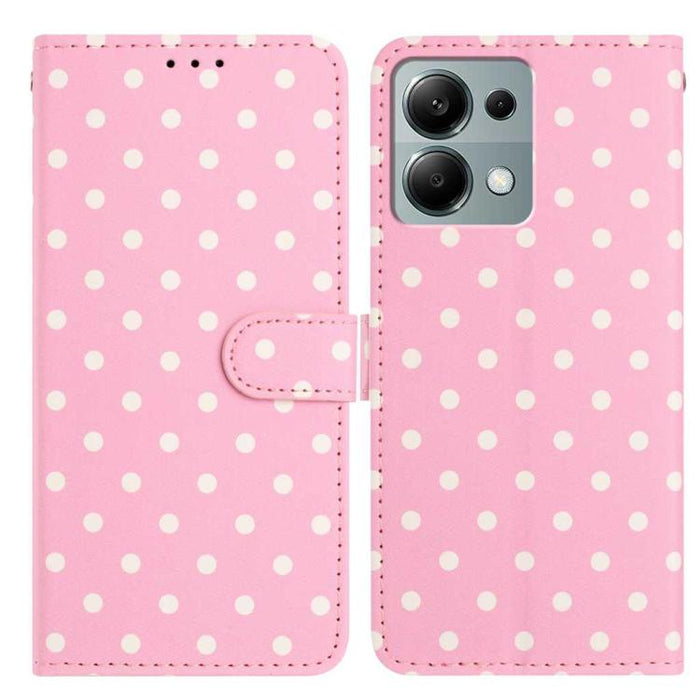 Funda para teléfono de piel vegana con estampado de pequeños puntos, For Redmi Note 15 Pro+ 5G Global 163.3mm, For Redmi Note 15 4G / 5G Global 164mm, For Redmi K90 Pro Max / Poco F8 Ultra, For Redmi K90 / Poco F8 Pro                                   ...