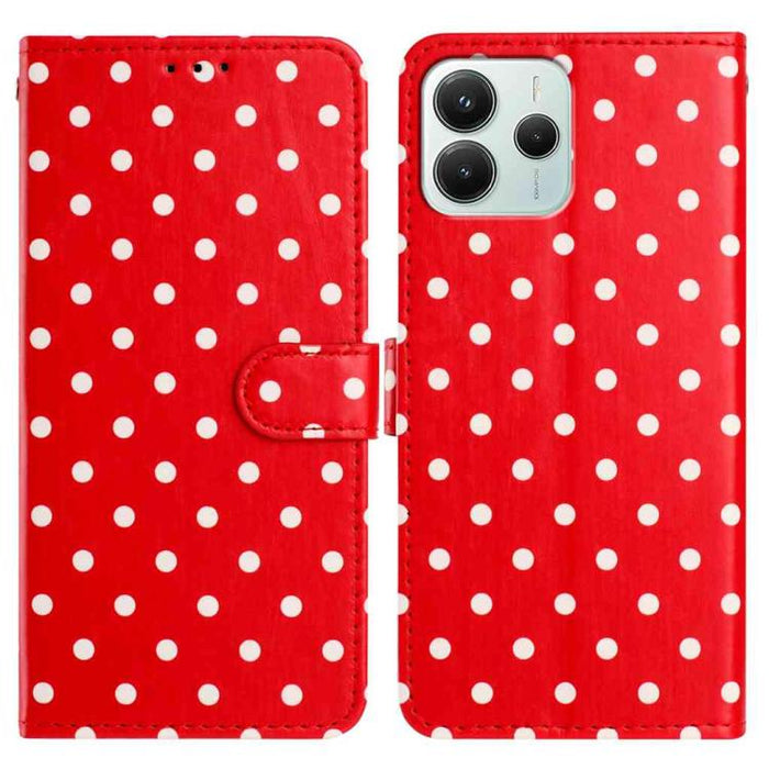 Funda para teléfono de piel vegana con estampado de pequeños puntos, For Redmi Note 15 Pro+ 5G Global 163.3mm, For Redmi Note 15 4G / 5G Global 164mm, For Redmi K90 Pro Max / Poco F8 Ultra, For Redmi K90 / Poco F8 Pro                                   ...