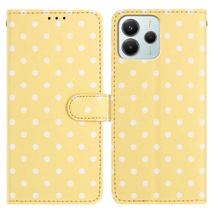 Funda para teléfono de piel vegana con estampado de pequeños puntos, For Redmi Note 15 Pro+ 5G Global 163.3mm, For Redmi Note 15 4G / 5G Global 164mm, For Redmi K90 Pro Max / Poco F8 Ultra, For Redmi K90 / Poco F8 Pro                                   ...