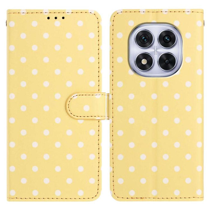 Funda para teléfono de piel vegana con estampado de pequeños puntos, For Redmi Note 14 5G, For Redmi Note 14 Pro+ 5G / 14 Pro 5G, For Redmi Note 13 4G, For Redmi 13C 4G / 5G / Poco C65