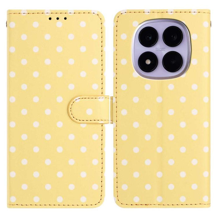 Funda para teléfono de piel vegana con estampado de pequeños puntos, For Redmi Note 15 Pro+ 5G Global 163.3mm, For Redmi Note 15 4G / 5G Global 164mm, For Redmi K90 Pro Max / Poco F8 Ultra, For Redmi K90 / Poco F8 Pro                                   ...