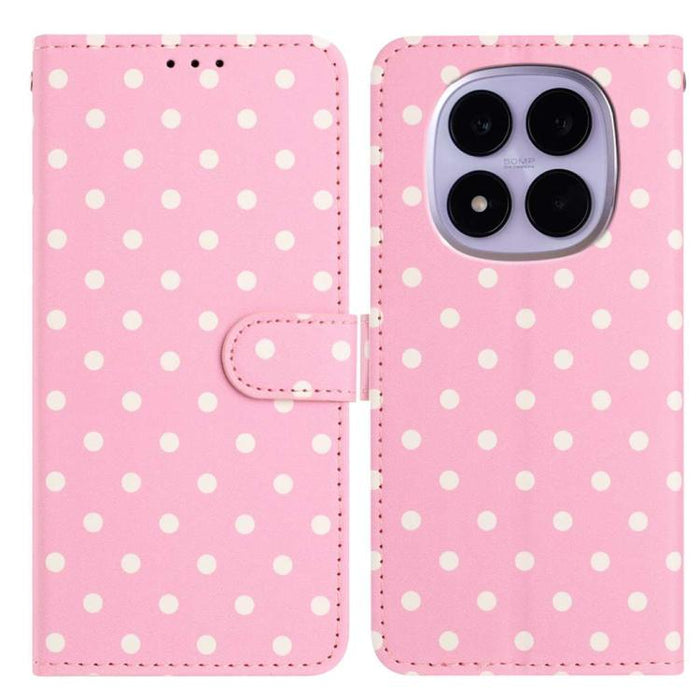 Funda para teléfono de piel vegana con estampado de pequeños puntos, For Redmi Note 15 Pro+ 5G Global 163.3mm, For Redmi Note 15 4G / 5G Global 164mm, For Redmi K90 Pro Max / Poco F8 Ultra, For Redmi K90 / Poco F8 Pro                                   ...