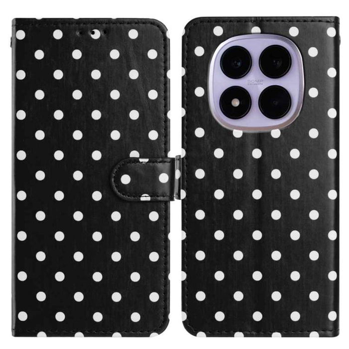 Funda para teléfono de piel vegana con estampado de pequeños puntos, For Redmi Note 15 Pro+ 5G Global 163.3mm, For Redmi Note 15 4G / 5G Global 164mm, For Redmi K90 Pro Max / Poco F8 Ultra, For Redmi K90 / Poco F8 Pro                                   ...