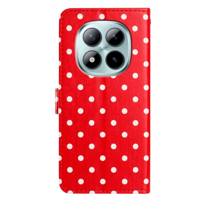 Funda para teléfono de piel vegana con estampado de pequeños puntos, For Redmi Note 15 Pro+ 5G Global 163.3mm, For Redmi Note 15 4G / 5G Global 164mm, For Redmi K90 Pro Max / Poco F8 Ultra, For Redmi K90 / Poco F8 Pro                                   ...