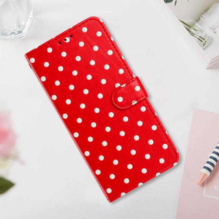 Funda para teléfono de piel vegana con estampado de pequeños puntos, For Redmi Note 15 Pro+ 5G Global 163.3mm, For Redmi Note 15 4G / 5G Global 164mm, For Redmi K90 Pro Max / Poco F8 Ultra, For Redmi K90 / Poco F8 Pro                                   ...