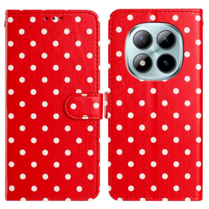 Funda para teléfono de piel vegana con estampado de pequeños puntos, For Redmi Note 15 Pro+ 5G Global 163.3mm, For Redmi Note 15 4G / 5G Global 164mm, For Redmi K90 Pro Max / Poco F8 Ultra, For Redmi K90 / Poco F8 Pro                                   ...