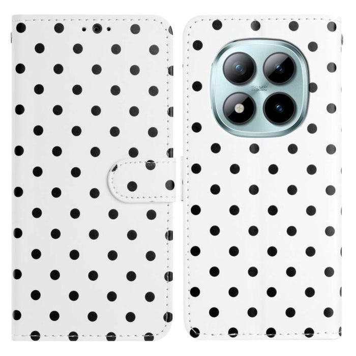 Funda para teléfono de piel vegana con estampado de pequeños puntos, For Redmi Note 15 Pro+ 5G Global 163.3mm, For Redmi Note 15 4G / 5G Global 164mm, For Redmi K90 Pro Max / Poco F8 Ultra, For Redmi K90 / Poco F8 Pro                                   ...