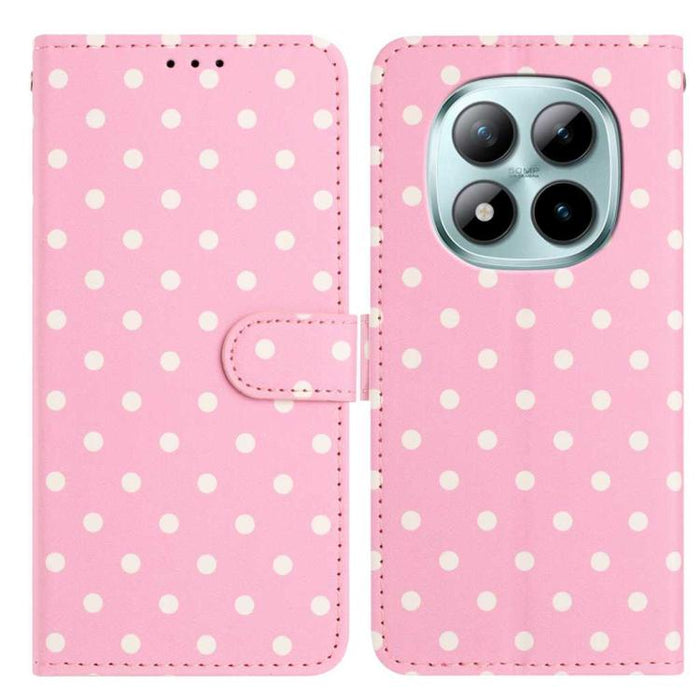 Funda para teléfono de piel vegana con estampado de pequeños puntos, For Redmi Note 15 Pro+ 5G Global 163.3mm, For Redmi Note 15 4G / 5G Global 164mm, For Redmi K90 Pro Max / Poco F8 Ultra, For Redmi K90 / Poco F8 Pro                                   ...