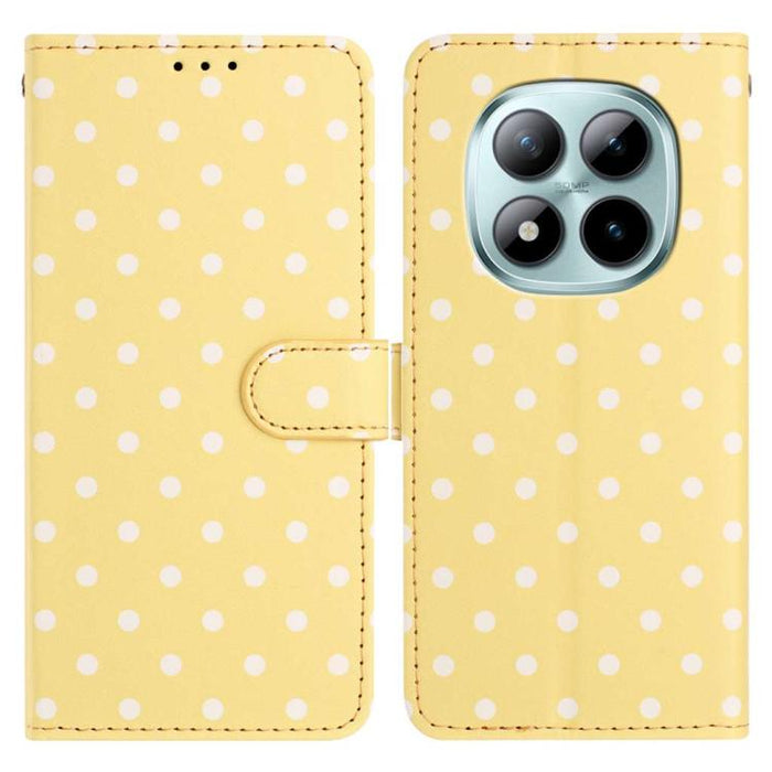 Funda para teléfono de piel vegana con estampado de pequeños puntos, For Redmi Note 15 Pro+ 5G Global 163.3mm, For Redmi Note 15 4G / 5G Global 164mm, For Redmi K90 Pro Max / Poco F8 Ultra, For Redmi K90 / Poco F8 Pro                                   ...