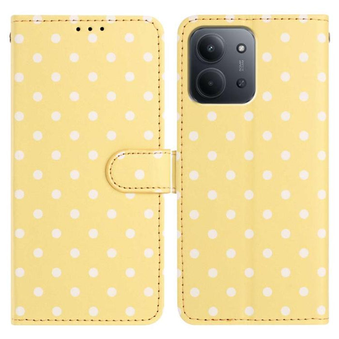Funda para teléfono de piel vegana con estampado de pequeños puntos, For Redmi Note 15 Pro+ 5G Global 163.3mm, For Redmi Note 15 4G / 5G Global 164mm, For Redmi K90 Pro Max / Poco F8 Ultra, For Redmi K90 / Poco F8 Pro                                   ...
