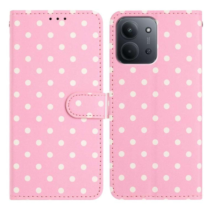 Funda para teléfono de piel vegana con estampado de pequeños puntos, For Redmi Note 15 Pro+ 5G Global 163.3mm, For Redmi Note 15 4G / 5G Global 164mm, For Redmi K90 Pro Max / Poco F8 Ultra, For Redmi K90 / Poco F8 Pro                                   ...