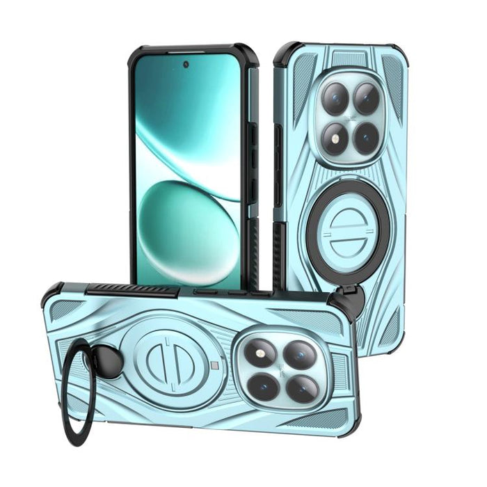 Funda magnética para teléfono con soporte pivotante metálico Star Ring, For Redmi Note 15 Pro+ 5G Global 163.3mm, For Redmi Note 15 5G / 4G Global 164mm, For Redmi Note 15 Pro 5G Global 163.6mm