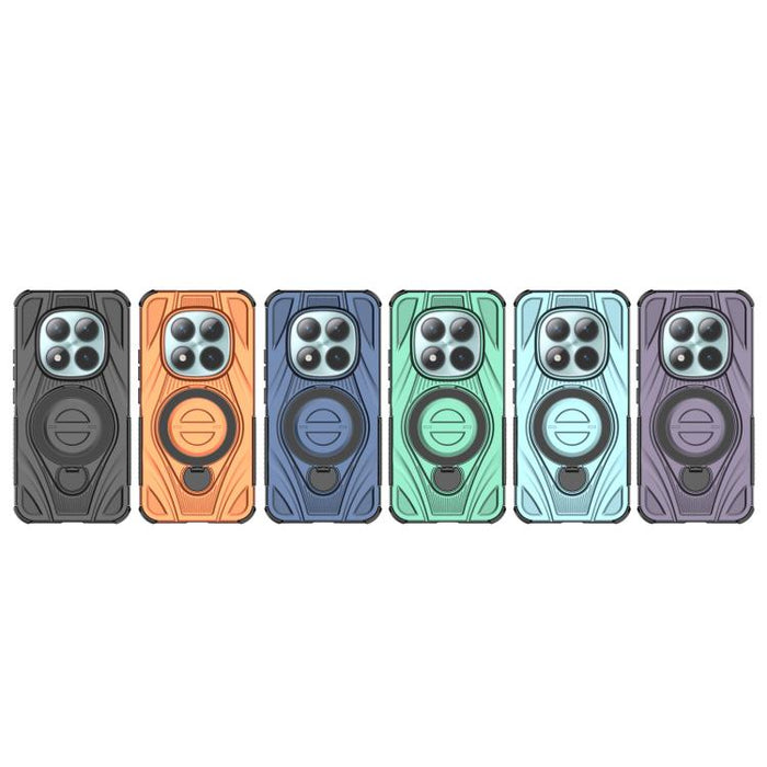 Funda magnética para teléfono con soporte pivotante metálico Star Ring, For Redmi Note 15 Pro+ 5G Global 163.3mm, For Redmi Note 15 5G / 4G Global 164mm, For Redmi Note 15 Pro 5G Global 163.6mm