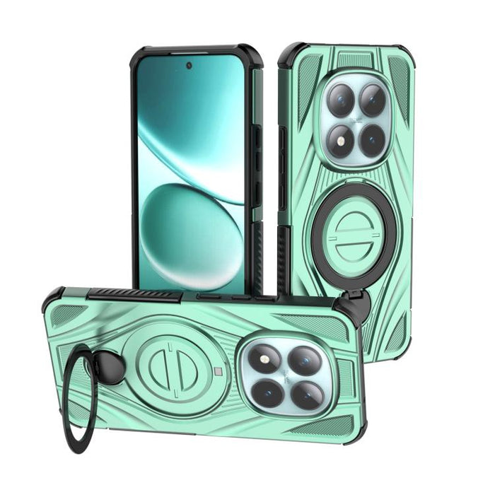 Funda magnética para teléfono con soporte pivotante metálico Star Ring, For Redmi Note 15 Pro+ 5G Global 163.3mm, For Redmi Note 15 5G / 4G Global 164mm, For Redmi Note 15 Pro 5G Global 163.6mm