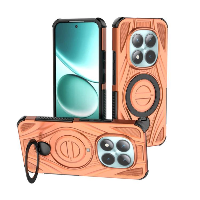 Funda magnética para teléfono con soporte pivotante metálico Star Ring, For Redmi Note 15 Pro+ 5G Global 163.3mm, For Redmi Note 15 5G / 4G Global 164mm, For Redmi Note 15 Pro 5G Global 163.6mm
