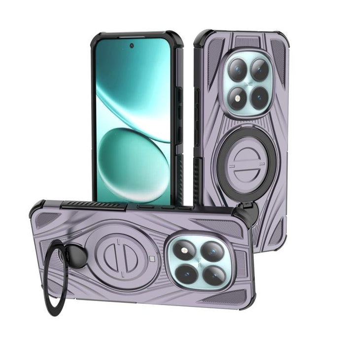 Funda magnética para teléfono con soporte pivotante metálico Star Ring, For Redmi Note 15 Pro+ 5G Global 163.3mm, For Redmi Note 15 5G / 4G Global 164mm, For Redmi Note 15 Pro 5G Global 163.6mm