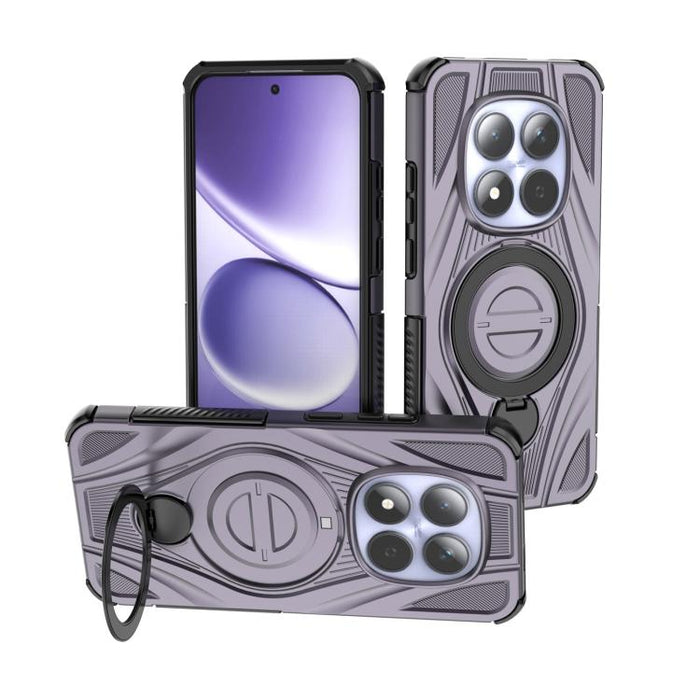 Funda magnética para teléfono con soporte pivotante metálico Star Ring, For Redmi Note 15 Pro+ 5G Global 163.3mm, For Redmi Note 15 5G / 4G Global 164mm, For Redmi Note 15 Pro 5G Global 163.6mm
