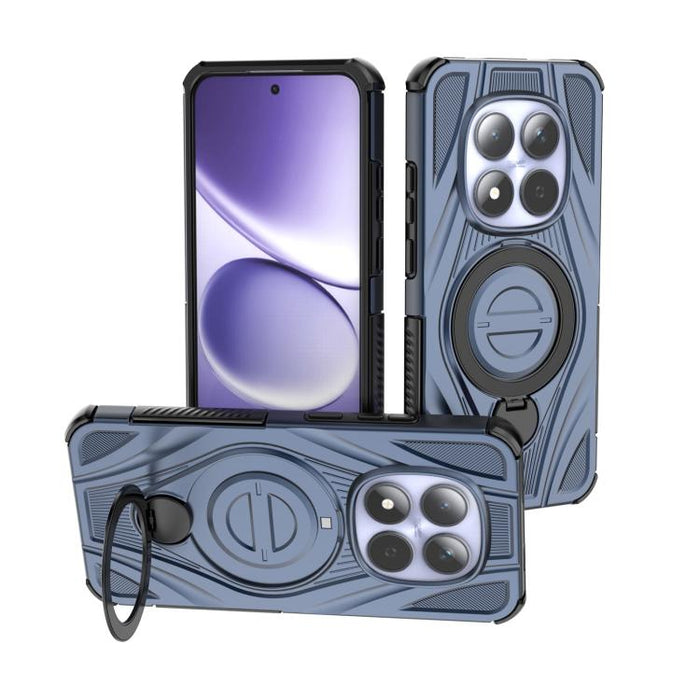 Funda magnética para teléfono con soporte pivotante metálico Star Ring, For Redmi Note 15 Pro+ 5G Global 163.3mm, For Redmi Note 15 5G / 4G Global 164mm, For Redmi Note 15 Pro 5G Global 163.6mm