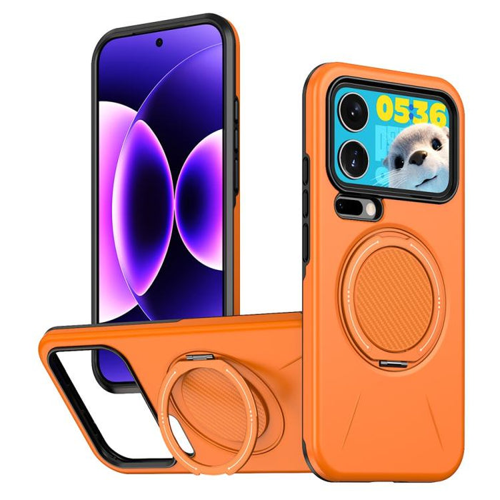 Funda híbrida de TPU y PC con soporte giratorio de metal y MagSafe, For Xiaomi 17 Pro Max, For Xiaomi 17, For Xiaomi 15T Pro 5G, For Xiaomi 15T 5G, For Xiaomi 14T Pro, For Xiaomi 14T