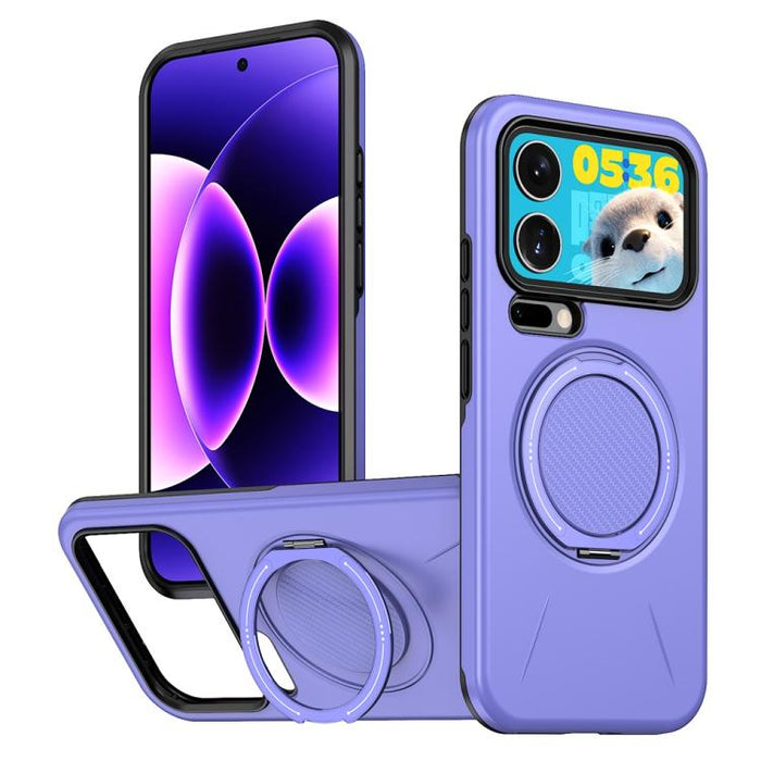Funda híbrida de TPU y PC con soporte giratorio de metal y MagSafe, For Xiaomi 17 Pro Max, For Xiaomi 17, For Xiaomi 15T Pro 5G, For Xiaomi 15T 5G, For Xiaomi 14T Pro, For Xiaomi 14T