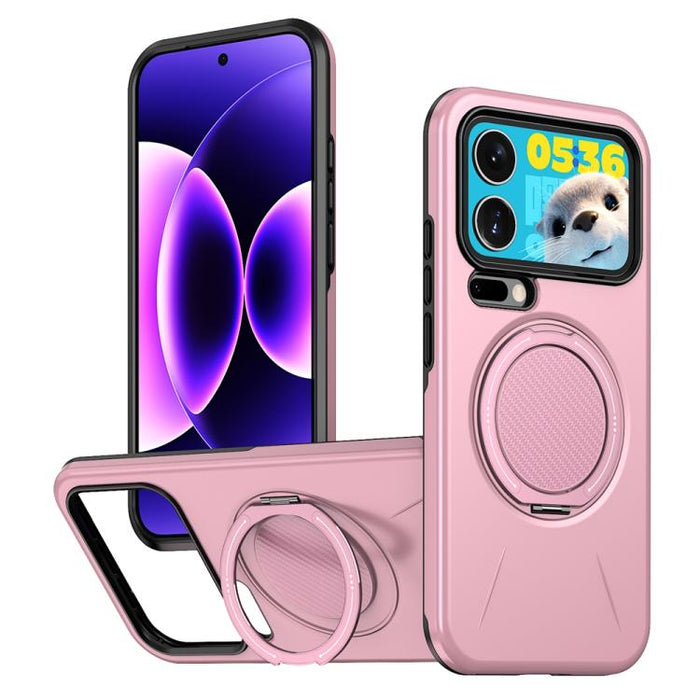 Funda híbrida de TPU y PC con soporte giratorio de metal y MagSafe, For Xiaomi 17 Pro Max, For Xiaomi 17, For Xiaomi 15T Pro 5G, For Xiaomi 15T 5G, For Xiaomi 14T Pro, For Xiaomi 14T