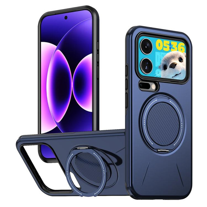 Funda híbrida de TPU y PC con soporte giratorio de metal y MagSafe, For Xiaomi 17 Pro Max, For Xiaomi 17, For Xiaomi 15T Pro 5G, For Xiaomi 15T 5G, For Xiaomi 14T Pro, For Xiaomi 14T