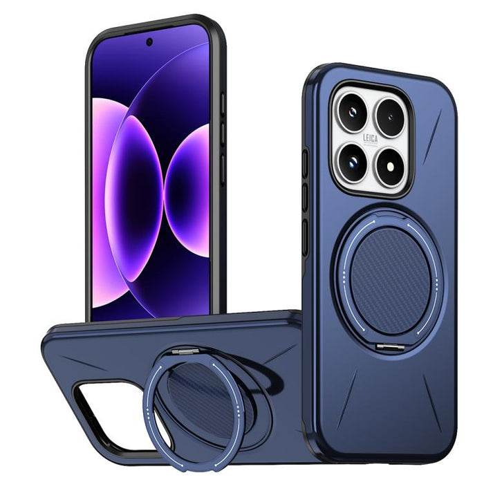 Funda híbrida de TPU y PC con soporte giratorio de metal y MagSafe, For Xiaomi 17 Pro Max, For Xiaomi 17, For Xiaomi 15T Pro 5G, For Xiaomi 15T 5G, For Xiaomi 14T Pro, For Xiaomi 14T