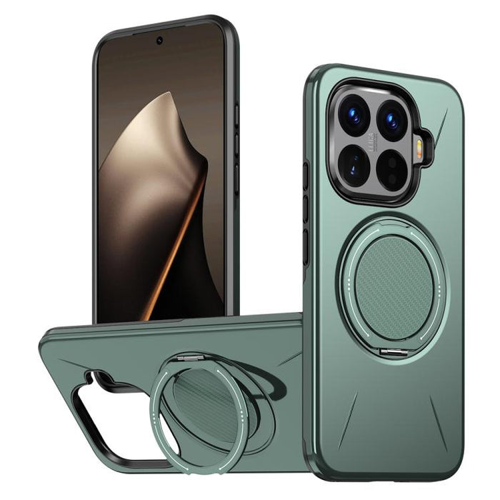 Funda híbrida de TPU y PC con soporte giratorio de metal y MagSafe, For Xiaomi 17 Pro Max, For Xiaomi 17, For Xiaomi 15T Pro 5G, For Xiaomi 15T 5G, For Xiaomi 14T Pro, For Xiaomi 14T