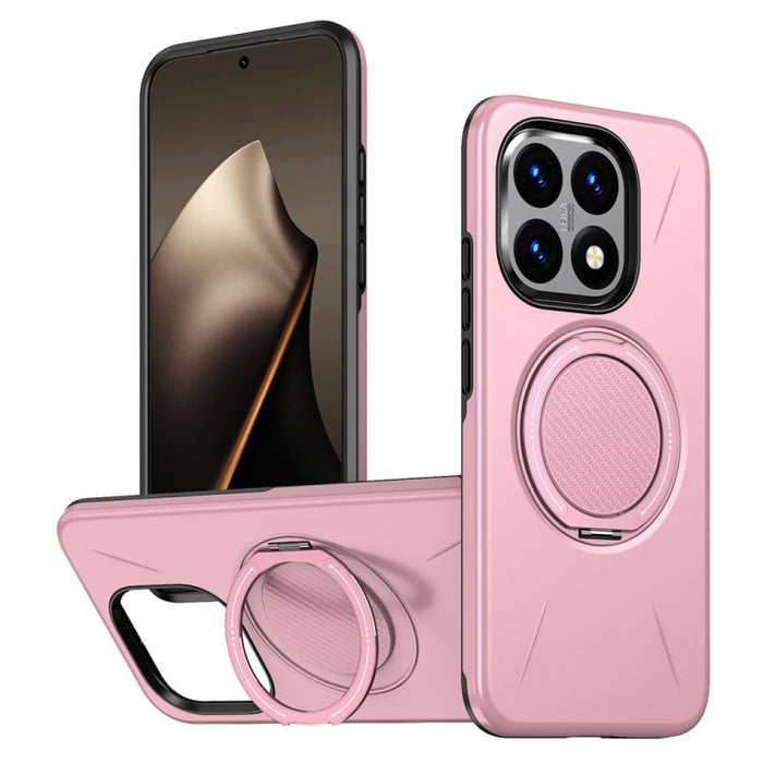 Funda híbrida de TPU y PC con soporte giratorio de metal y MagSafe, For Xiaomi 17 Pro Max, For Xiaomi 17, For Xiaomi 15T Pro 5G, For Xiaomi 15T 5G, For Xiaomi 14T Pro, For Xiaomi 14T