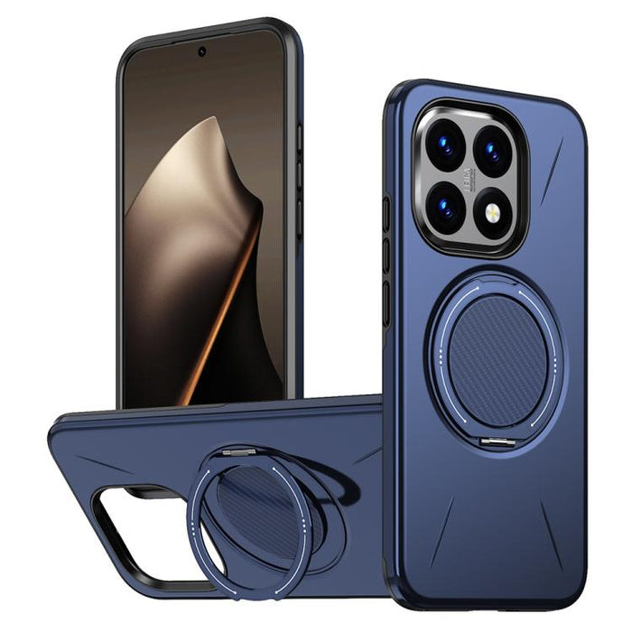 Funda híbrida de TPU y PC con soporte giratorio de metal y MagSafe, For Xiaomi 17 Pro Max, For Xiaomi 17, For Xiaomi 15T Pro 5G, For Xiaomi 15T 5G, For Xiaomi 14T Pro, For Xiaomi 14T