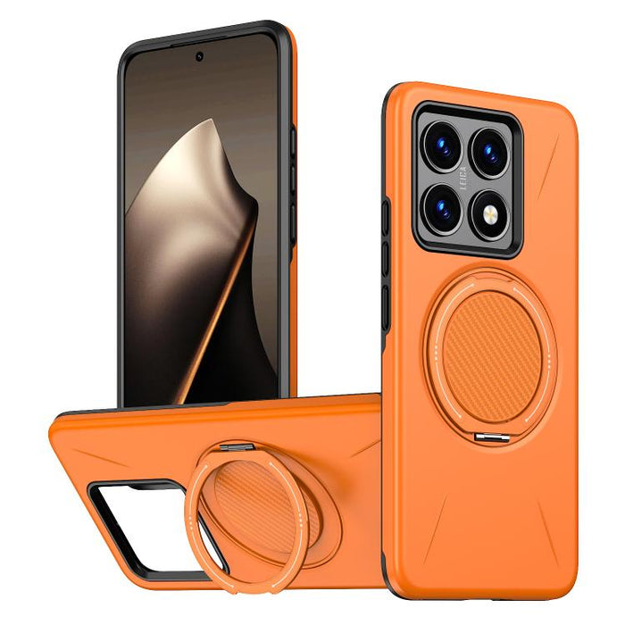 Funda híbrida de TPU y PC con soporte giratorio de metal y MagSafe, For Xiaomi 17 Pro Max, For Xiaomi 17, For Xiaomi 15T Pro 5G, For Xiaomi 15T 5G, For Xiaomi 14T Pro, For Xiaomi 14T