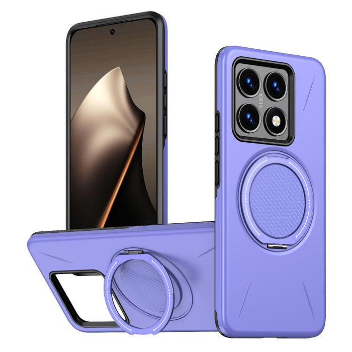 Funda híbrida de TPU y PC con soporte giratorio de metal y MagSafe, For Xiaomi 17 Pro Max, For Xiaomi 17, For Xiaomi 15T Pro 5G, For Xiaomi 15T 5G, For Xiaomi 14T Pro, For Xiaomi 14T