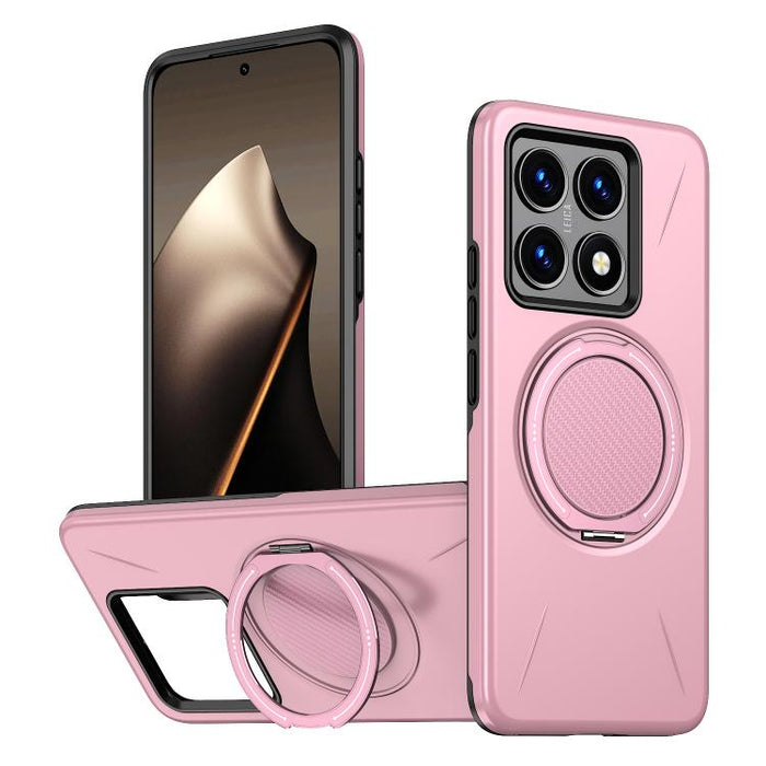 Funda híbrida de TPU y PC con soporte giratorio de metal y MagSafe, For Xiaomi 17 Pro Max, For Xiaomi 17, For Xiaomi 15T Pro 5G, For Xiaomi 15T 5G, For Xiaomi 14T Pro, For Xiaomi 14T
