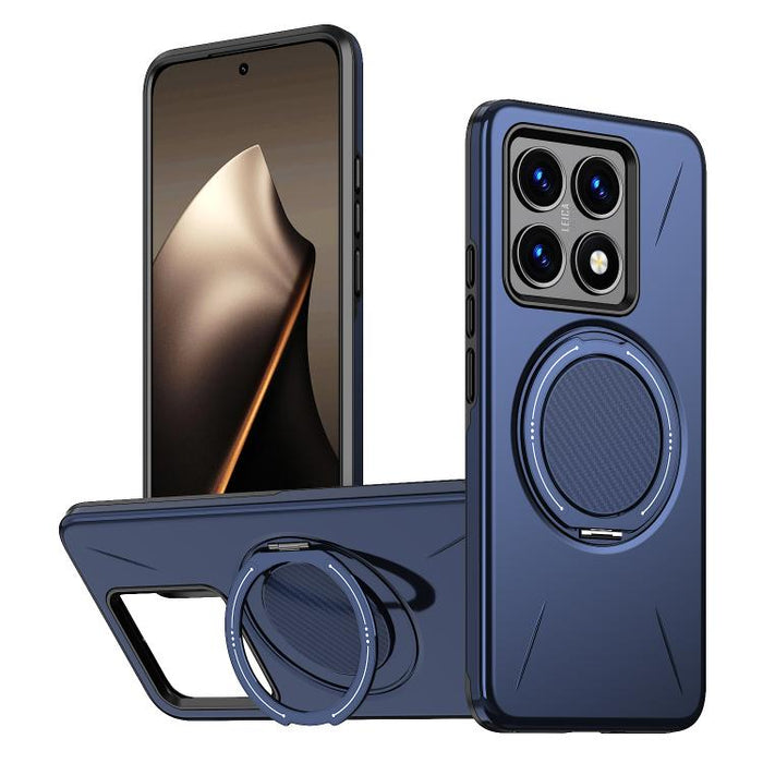 Funda híbrida de TPU y PC con soporte giratorio de metal y MagSafe, For Xiaomi 17 Pro Max, For Xiaomi 17, For Xiaomi 15T Pro 5G, For Xiaomi 15T 5G, For Xiaomi 14T Pro, For Xiaomi 14T