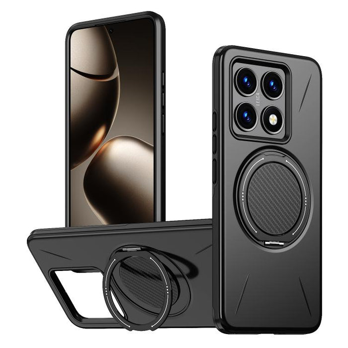 Funda híbrida de TPU y PC con soporte giratorio de metal y MagSafe, For Xiaomi 17 Pro Max, For Xiaomi 17, For Xiaomi 15T Pro 5G, For Xiaomi 15T 5G, For Xiaomi 14T Pro, For Xiaomi 14T