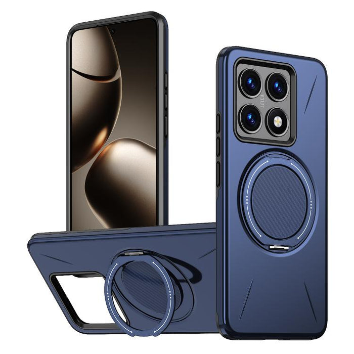 Funda híbrida de TPU y PC con soporte giratorio de metal y MagSafe, For Xiaomi 17 Pro Max, For Xiaomi 17, For Xiaomi 15T Pro 5G, For Xiaomi 15T 5G, For Xiaomi 14T Pro, For Xiaomi 14T
