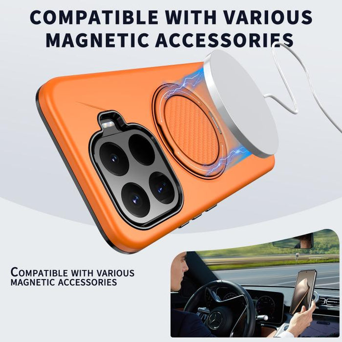 Funda híbrida de TPU y PC con soporte giratorio de metal y MagSafe, For Xiaomi 17 Pro Max, For Xiaomi 17, For Xiaomi 15T Pro 5G, For Xiaomi 15T 5G, For Xiaomi 14T Pro, For Xiaomi 14T