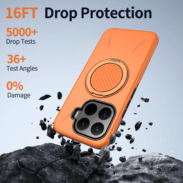 Funda híbrida de TPU y PC con soporte giratorio de metal y MagSafe, For Xiaomi 17 Pro Max, For Xiaomi 17, For Xiaomi 15T Pro 5G, For Xiaomi 15T 5G, For Xiaomi 14T Pro, For Xiaomi 14T