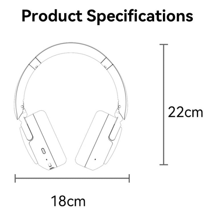 Auriculares Bluetooth supraaurales Yesido EP11 con cancelación de ruido de modo dual, EP11