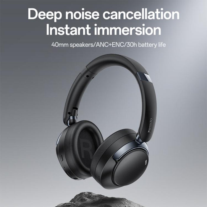 Auriculares Bluetooth supraaurales Yesido EP11 con cancelación de ruido de modo dual, EP11