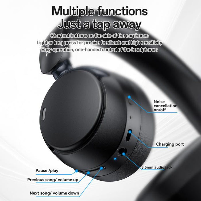 Auriculares Bluetooth supraaurales Yesido EP11 con cancelación de ruido de modo dual, EP11
