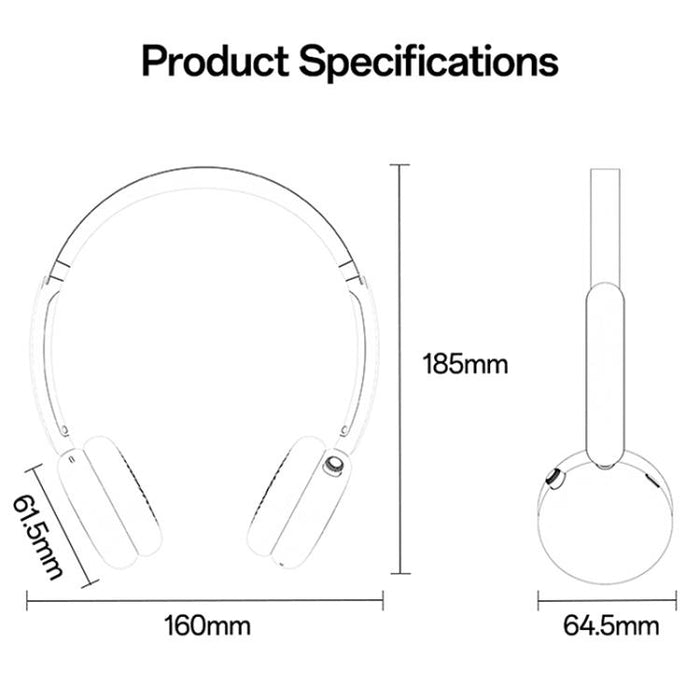 Auriculares inalámbricos supraaurales Yesido EP13 con reducción de ruido de modo dual, EP13