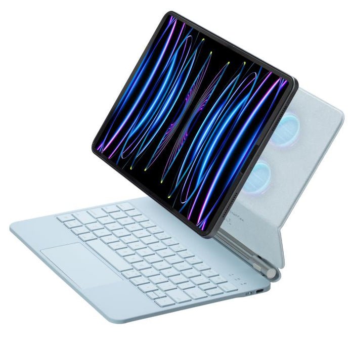 Funda de cuero para tablet con panel táctil, teclado Bluetooth y panel táctil., For iPad 2025 / 2022, For iPad Air 13 2025 / 2024 / Pro 12.9 2022