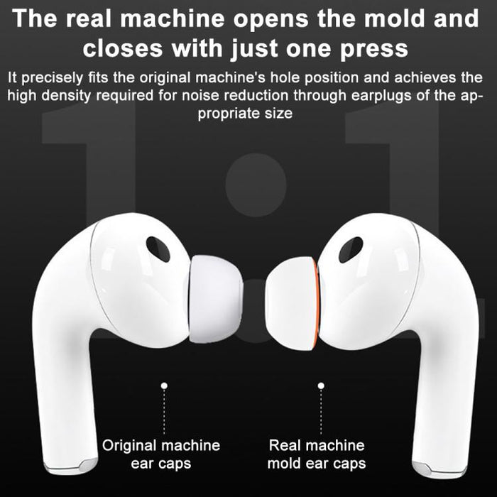 XDcase 3 pares de almohadillas de silicona de repuesto para auriculares, tallas S/M/L, For AirPods Pro 3, 3 Pairs S/M/L Size