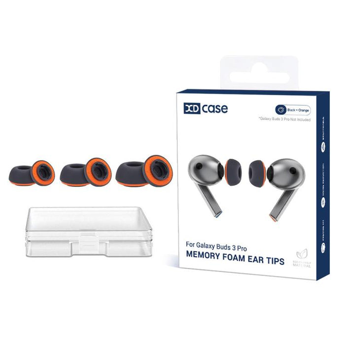 XDcase 3 pares de almohadillas de silicona de repuesto para los oídos, For Samsung Galaxy Buds3 Pro