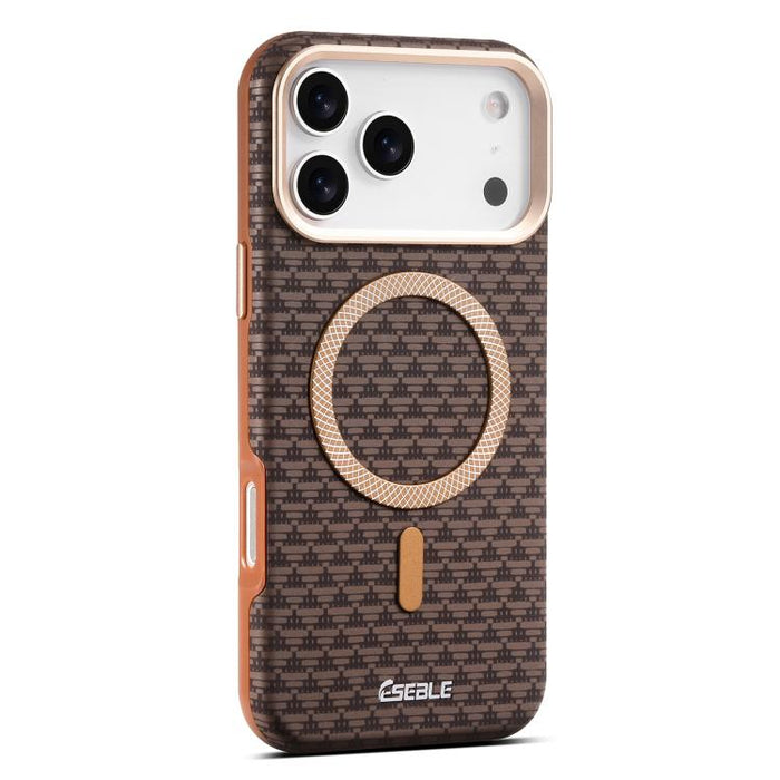Funda magnética para teléfono ESEBLE L3 con lente metálica y escudo triangular, For iPhone 17 Pro Max, For iPhone 17 Pro