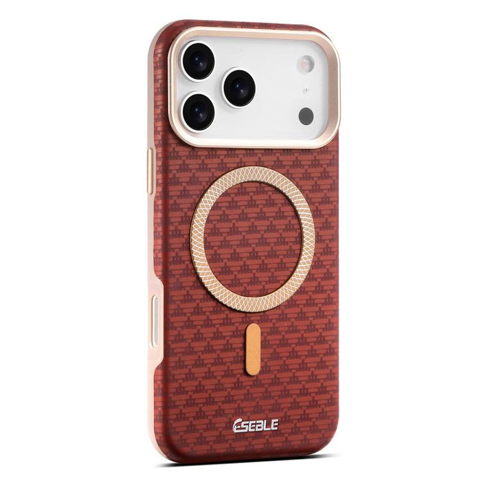 Funda magnética para teléfono ESEBLE L3 con lente metálica y escudo triangular, For iPhone 17 Pro Max, For iPhone 17 Pro